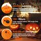 Pumpkin Tea Lights Decorations: Fall Decor, 12 Pack LED Orange Battery-operated pumpkin lights and flameless candles for Halloween. Thanksgiving Flickering Tealight Candle for Home Table Indoor Party Decoration.